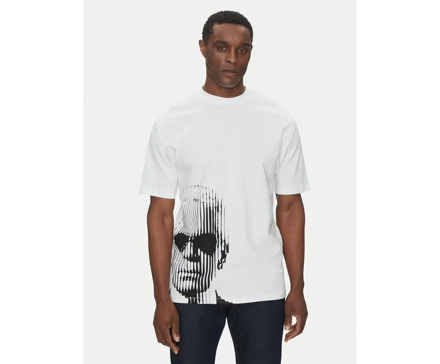 obrazek 1 KARL LAGERFELD T-Shirt 755240 552225 Biały Oversize