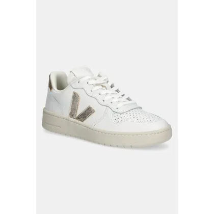 Zdjęcie Veja sneakersy skórzane VI0220737A V-10 LEATHER damskie kolor biały VI0220737A