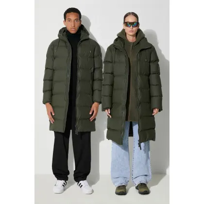Zdjęcie Rains kurtka 15130 Jackets kolor zielony zimowa