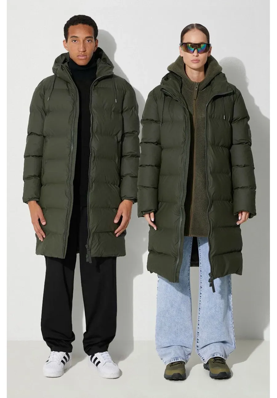 obrazek 1 Rains kurtka 15130 Jackets kolor zielony zimowa