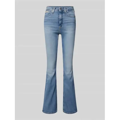 Zdjęcie Jeansy z poszerzaną nogawką o kroju skinny fit z 5 kieszeniami