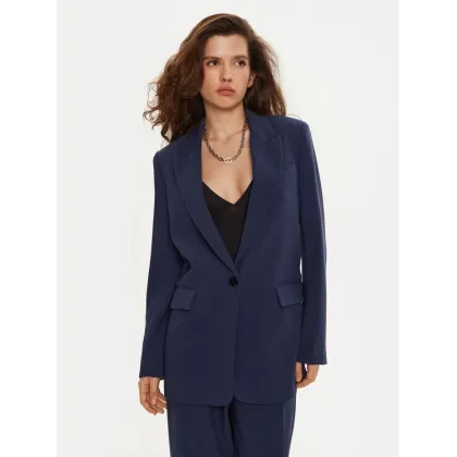 Zdjęcie Bruuns Bazaar Marynarka Cindy BBW2548 Granatowy Loose Fit