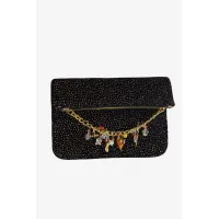 Picture Evening bag made of leather and velvet - Terrida