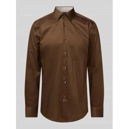 Zdjęcie Koszula biznesowa o kroju slim fit z listwą guzikową model ‘Hank’