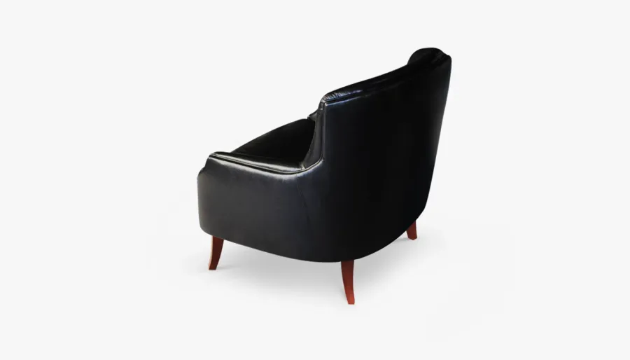 obrazek 3 Minimalistyczny tapicerowany fotel - Porus Studio
