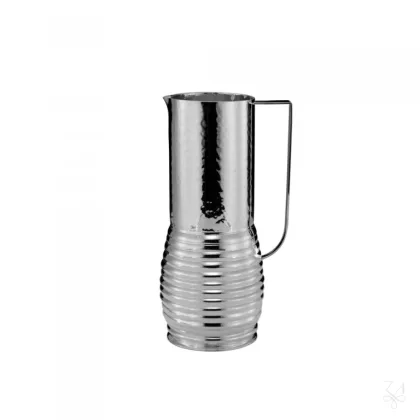 Picture Stylish silver-plated jug with an original design - Zaramella Argenti