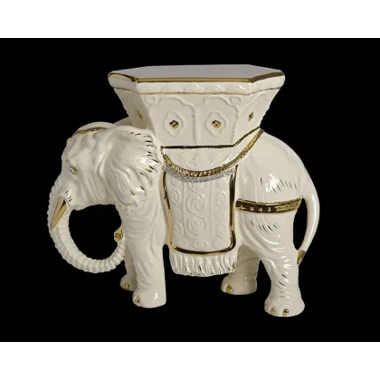 Picture A tasteful figure of a ceramic elephant