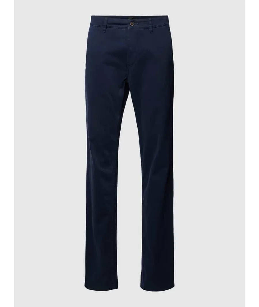 obrazek 1 Chinosy o kroju regular fit w jednolitym kolorze