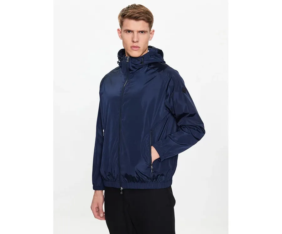 obrazek 1 J.Lindeberg Kurtka przejściowa Trace Solid FMOW07703 Granatowy Regular Fit