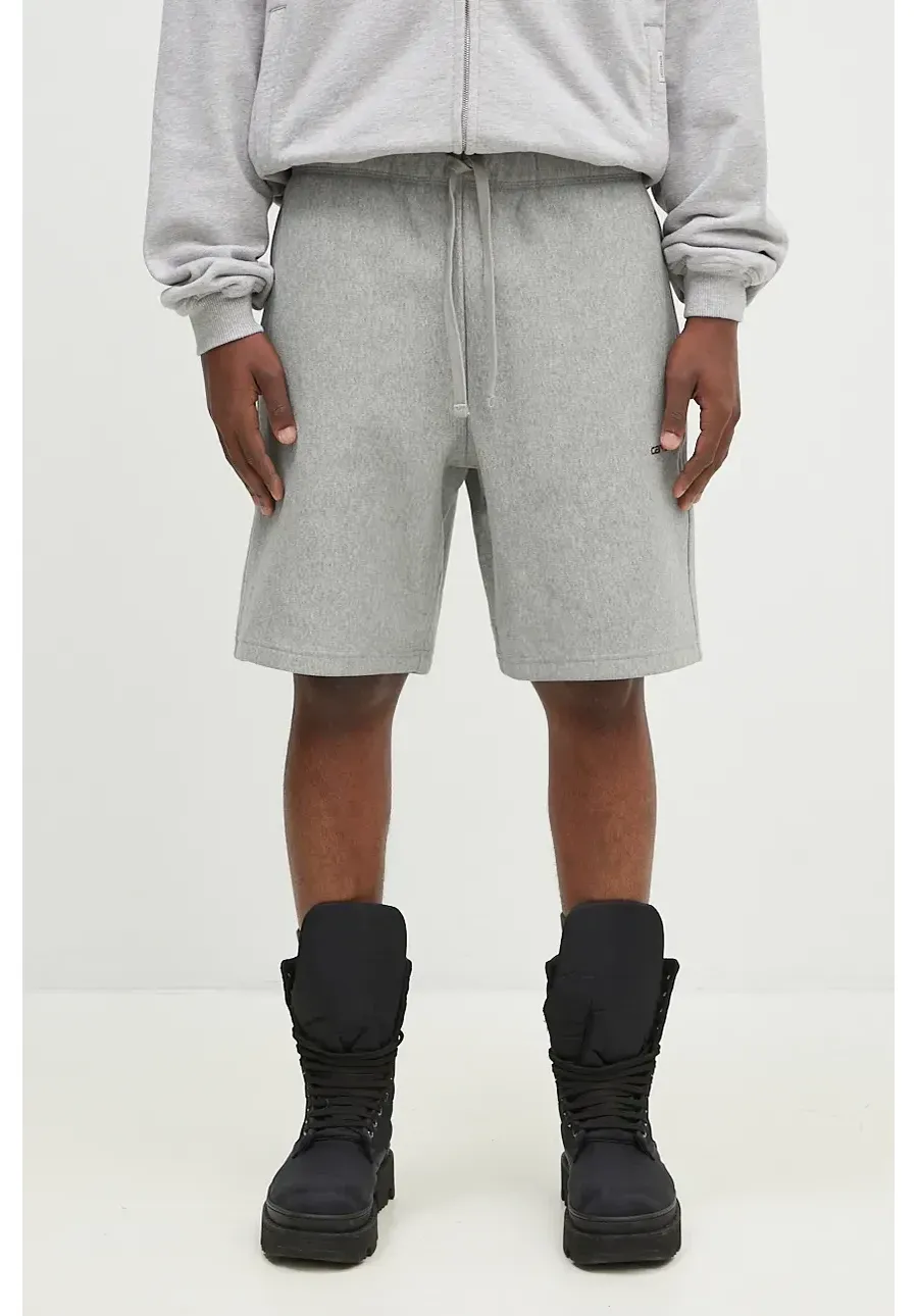 obrazek 1 Carhartt WIP szorty American Script Sweat Short męskie kolor szary I031685-NATURAL