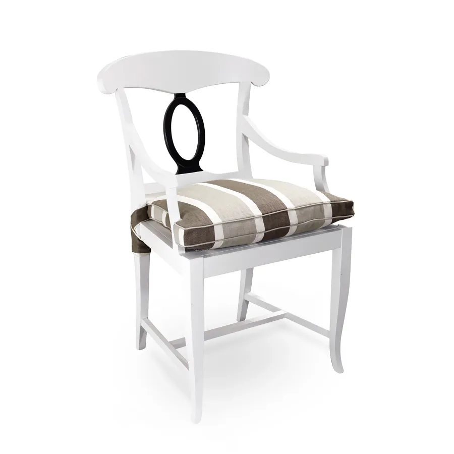 obrazek 1 Piękne krzesło z podłokietnikami H.96xL.61xP.60 cm
