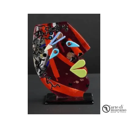 Zdjęcie Oryginalna rzeźba Picasso Pop Art Abstrakcyjne szkło Murano