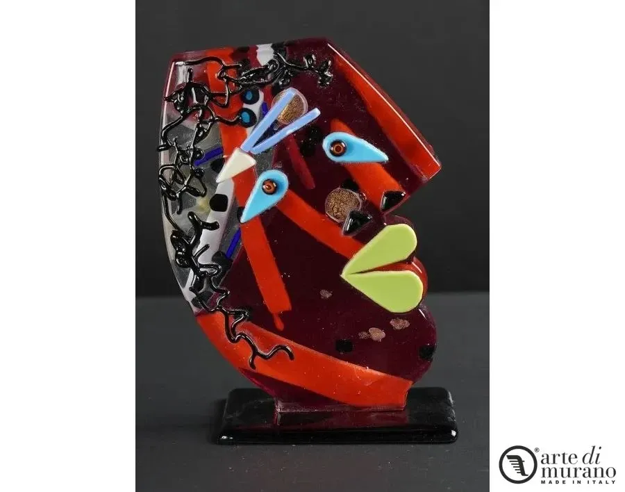 picture 1 Original Picasso Pop Art Sculpture Abstract Murano Glass