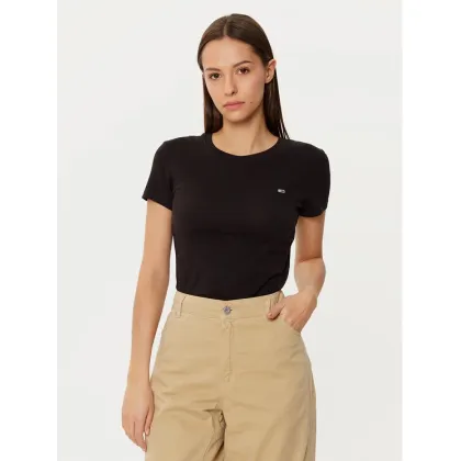 Zdjęcie Tommy Jeans T-Shirt DW0DW20459 Czarny Slim Fit