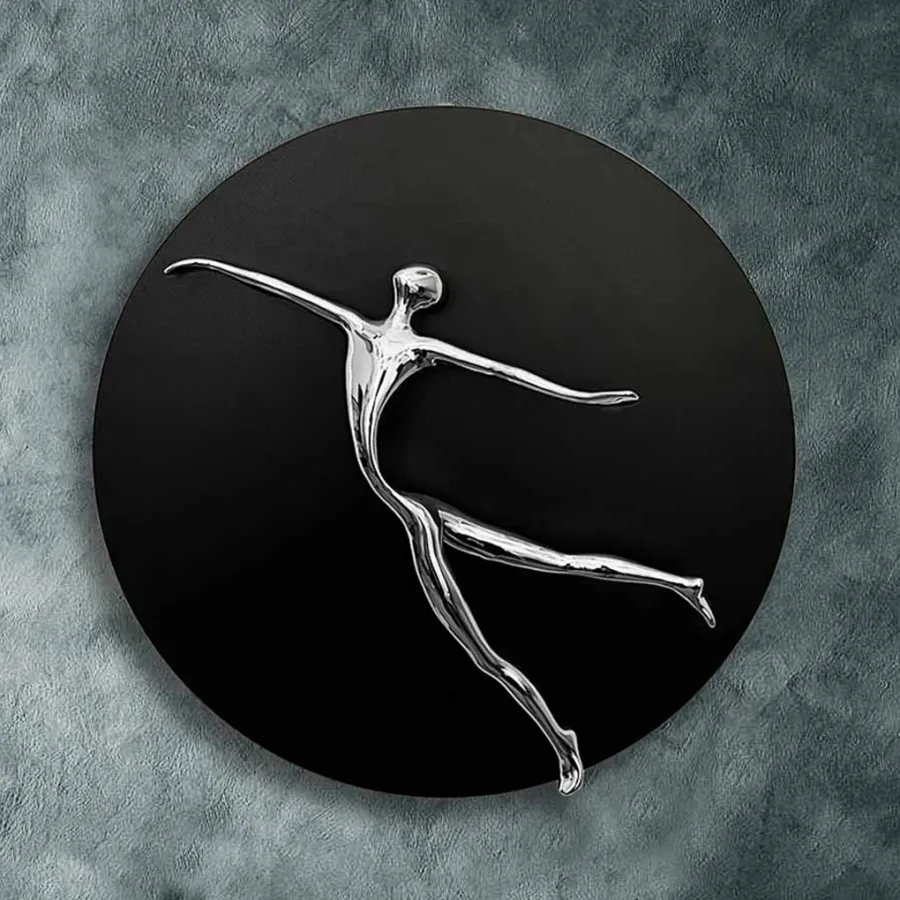 obrazek 4 Nowoczesna metalowa sztuka ścienna do salonu