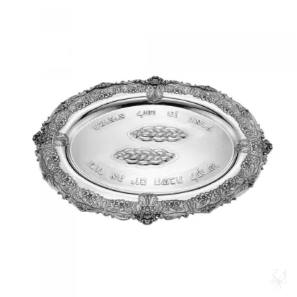 Zdjęcie Owalna srebrna taca na chleb Fusione - Zaramella Argenti