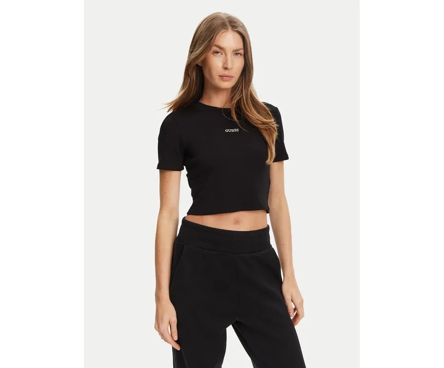 obrazek 1 Guess T-Shirt V5YP08 K8RT2 Czarny Slim Fit