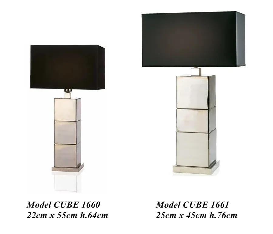 obrazek 2 Stylowa lampa na stół w dwóch rozmiarach i różnych wykończeniach