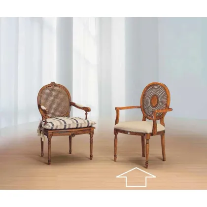 Zdjęcie Antyczny wyjątkowy fotel do salonu - Morello Gianpaolo