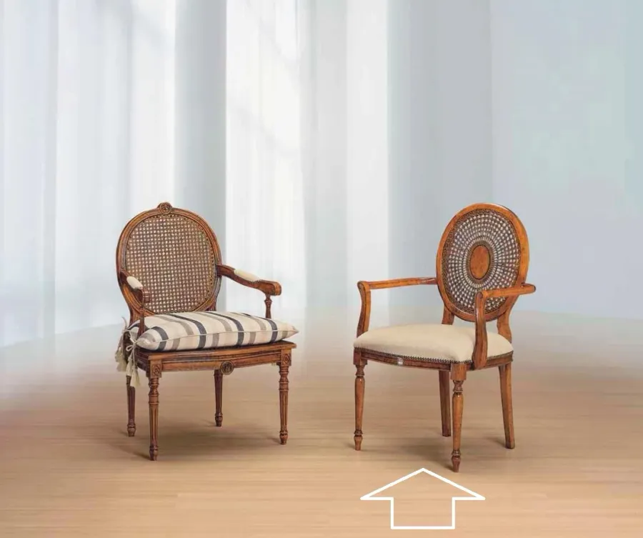 obrazek 1 Antyczny wyjątkowy fotel do salonu - Morello Gianpaolo