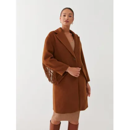 Zdjęcie Guess Płaszcz wełniany Martine W2BL51 WEWU0 Brązowy Relaxed Fit