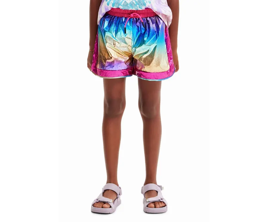 obrazek 1 Desigual Szorty materiałowe 23SGPW02 Kolorowy Regular Fit