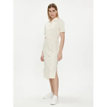 Zdjęcie Tommy Hilfiger Sukienka codzienna WW0WW41278 Écru Regular Fit