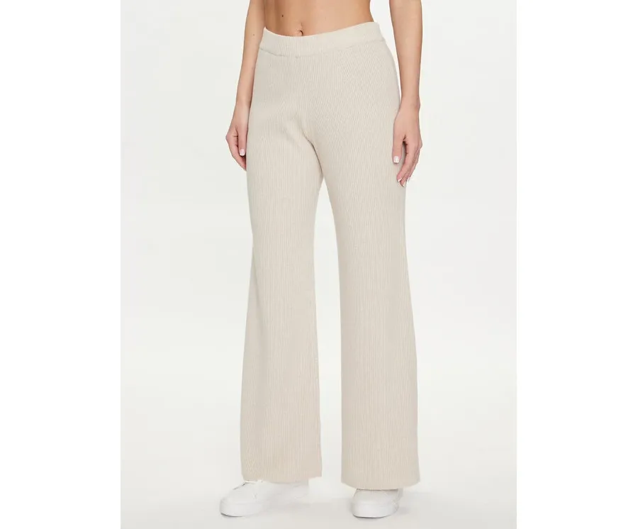 obrazek 1 Pangaia Spodnie dzianinowe Recycled Cashmere Beżowy Regular Fit
