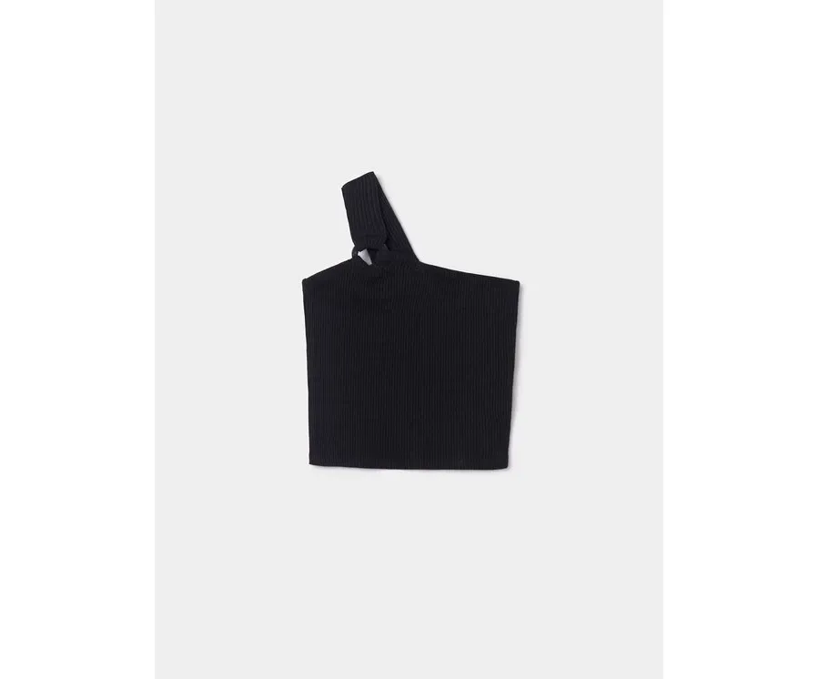 obrazek 1 Mayoral Top 6017 Czarny Slim Fit