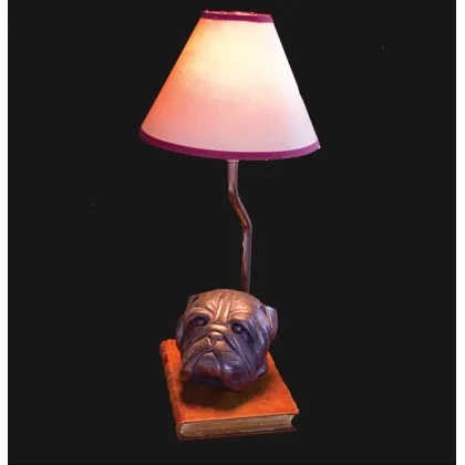 Zdjęcie Lampa z buldogiem