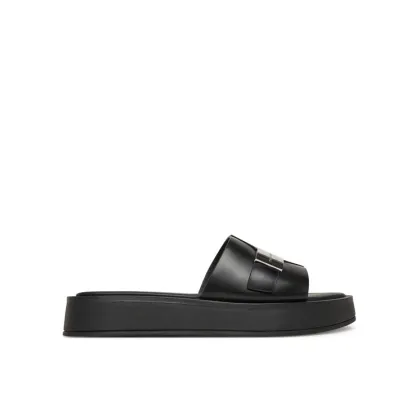 Zdjęcie Calvin Klein Klapki Flatform Slide W/Ck Hw - Lth HW0HW02368 Czarny