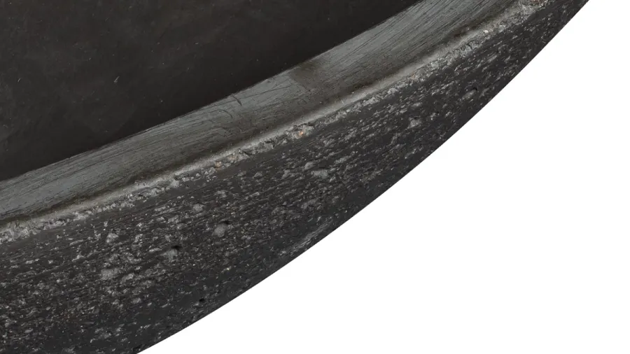 obrazek 3 Oryginalna umywalka 60 cm ORION BRUSHED – bardzo ciemnoszary, bez dekoru, bez lakieru