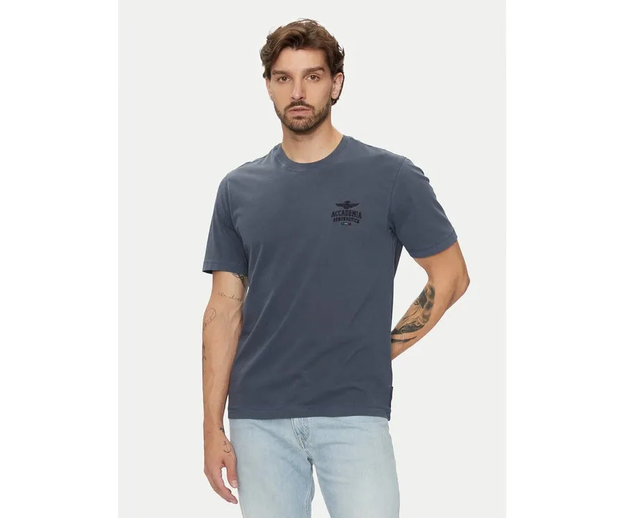 obrazek 1 Aeronautica Militare T-Shirt 242TS2302J652 Granatowy Regular Fit