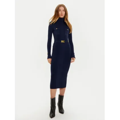 Zdjęcie Elisabetta Franchi Sukienka dzianinowa AM-25B-46E3 Granatowy Regular Fit