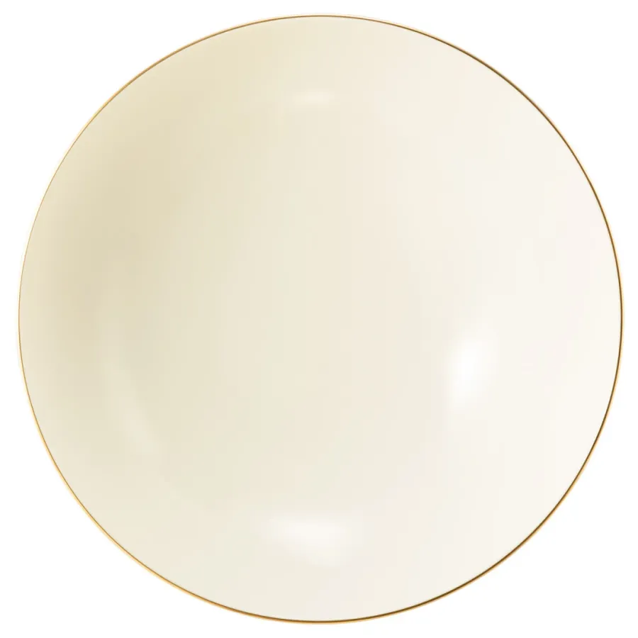 obrazek 2 Porcelanowa duża okrągła miska 30 cm ze złotym rantem - Seltmann Weiden