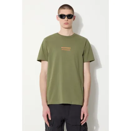 Zdjęcie Maharishi t-shirt bawełniany Th Anniversary Aum męski kolor zielony z nadrukiem 1306.OLIVE