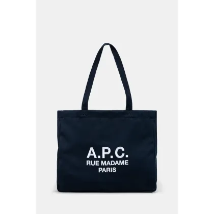 Zdjęcie A.P.C. torebka Shopping Diane Rue Madame kolor granatowy PSAJS-M61938