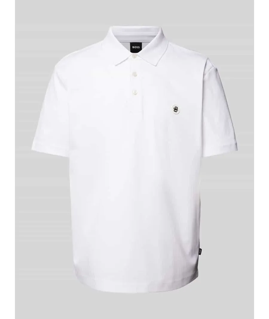 obrazek 1 Koszulka polo o kroju slim fit z naszywką z logo model ‘Parris’