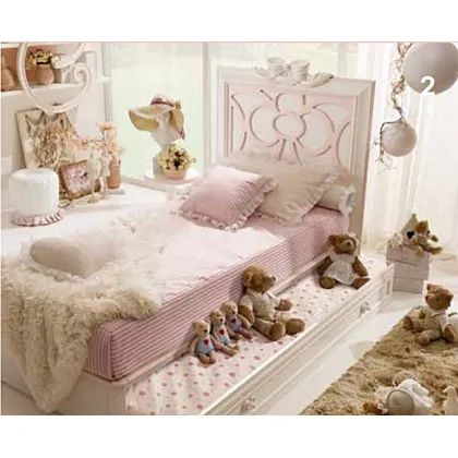 Zdjęcie Piękne, dziewczęce łóżko z wysuwaną szufladą - Ferretti e Ferretti