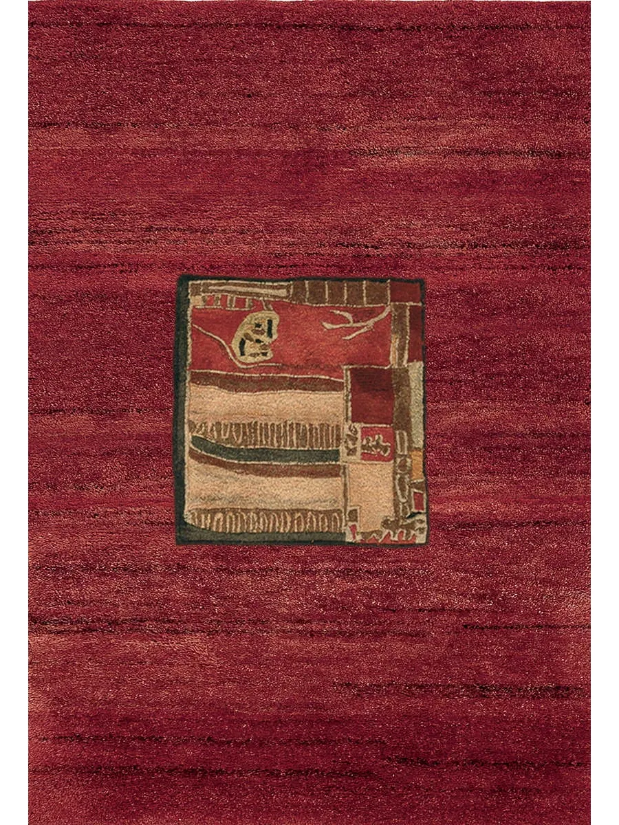 obrazek 1 Prostokątny dywan z wełny w odcieniach czerwieni - Sartori Rugs