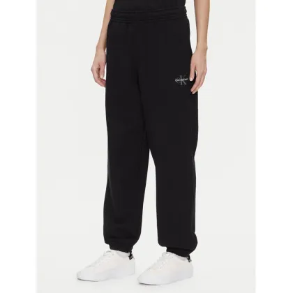 Zdjęcie Calvin Klein Jeans Spodnie dresowe Monologo LV047B235G Czarny Regular Fit