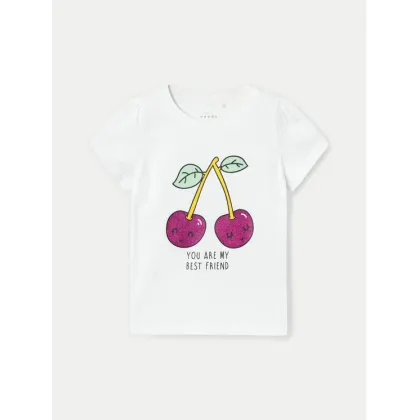 Zdjęcie NAME IT T-Shirt Vibeke 13228146 Biały Regular Fit
