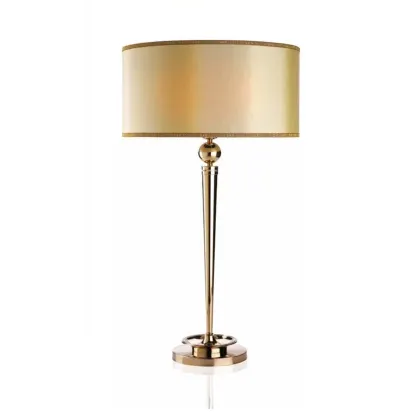 Zdjęcie Klasyczna mosiężna lampa wykończona jasnym złotem - ALTAIR