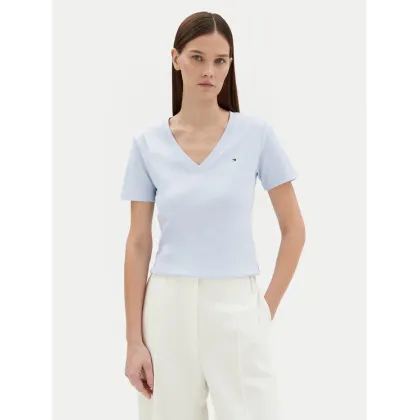 Zdjęcie Tommy Hilfiger T-Shirt New Cody WW0WW40584 Błękitny Slim Fit