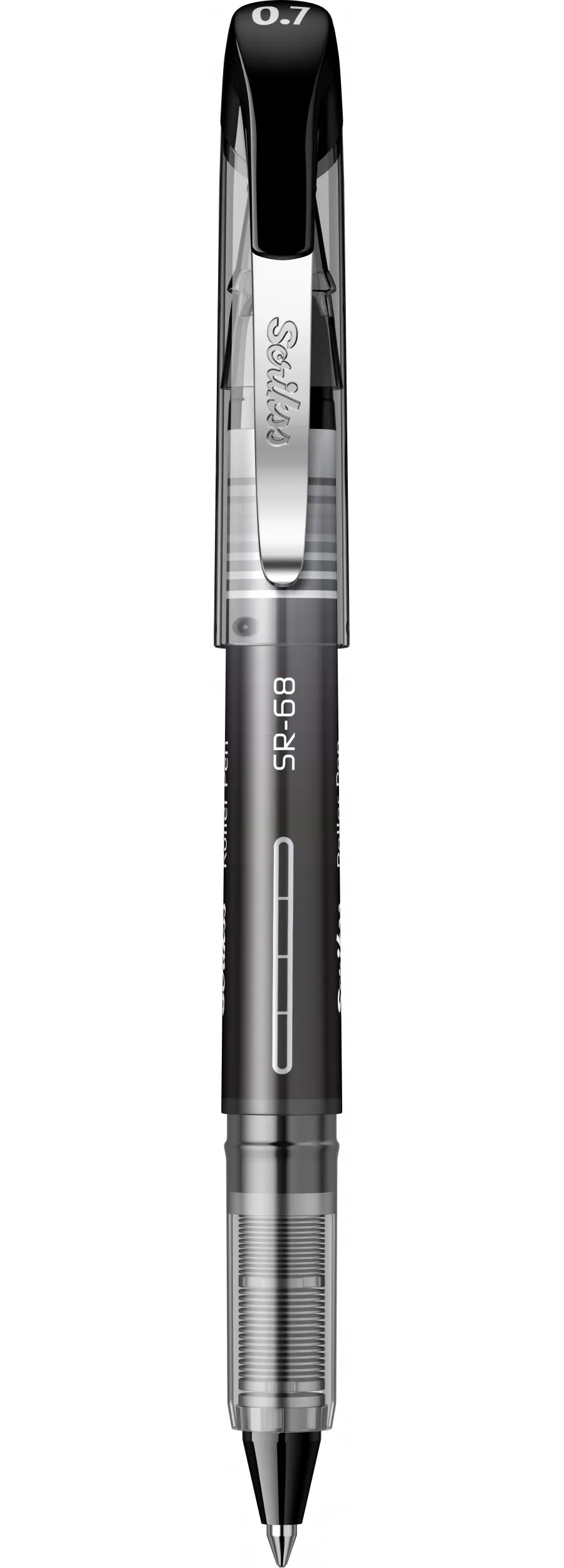 obrazek 1 Czarne Pióro kulkowe PenInk 0,7 SR-68 - komplet 12 szt.