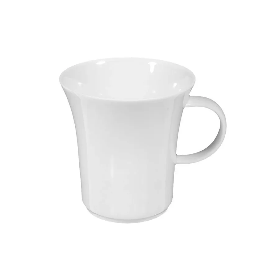 obrazek 1 Wyjątkowa biała porcelanowa filiżanka do espresso o nowoczesnym kształcie – Tettau