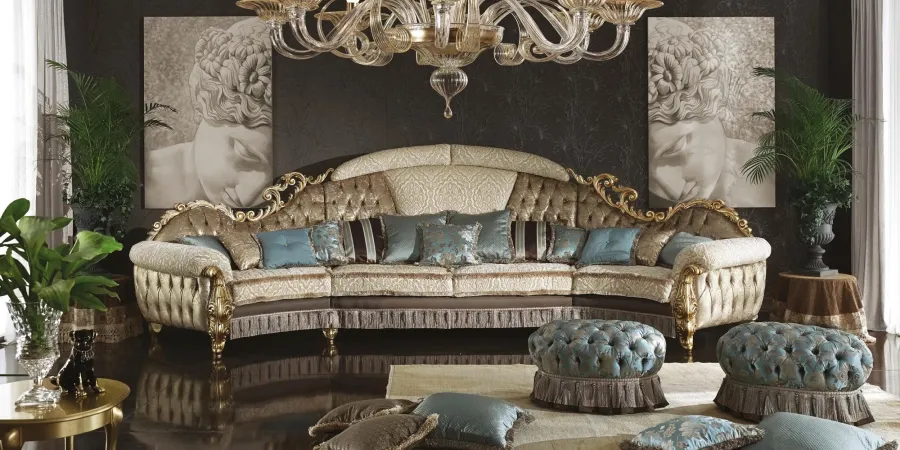 obrazek 1 Prestiżowa duża sofa w stylu antycznym - Morello Gianpaolo