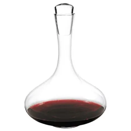 Zdjęcie Piękna szklana karafka na wino o pojemności 1,5l