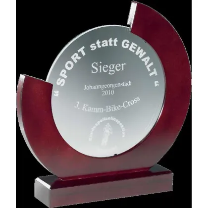 Picture Glass sports souvenir for taking the podium - Erre Emme
