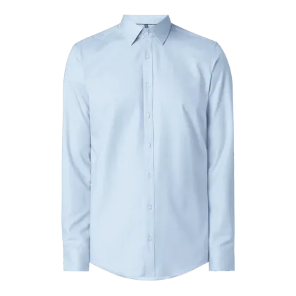 Zdjęcie Koszula biznesowa o kroju slim fit z diagonalu